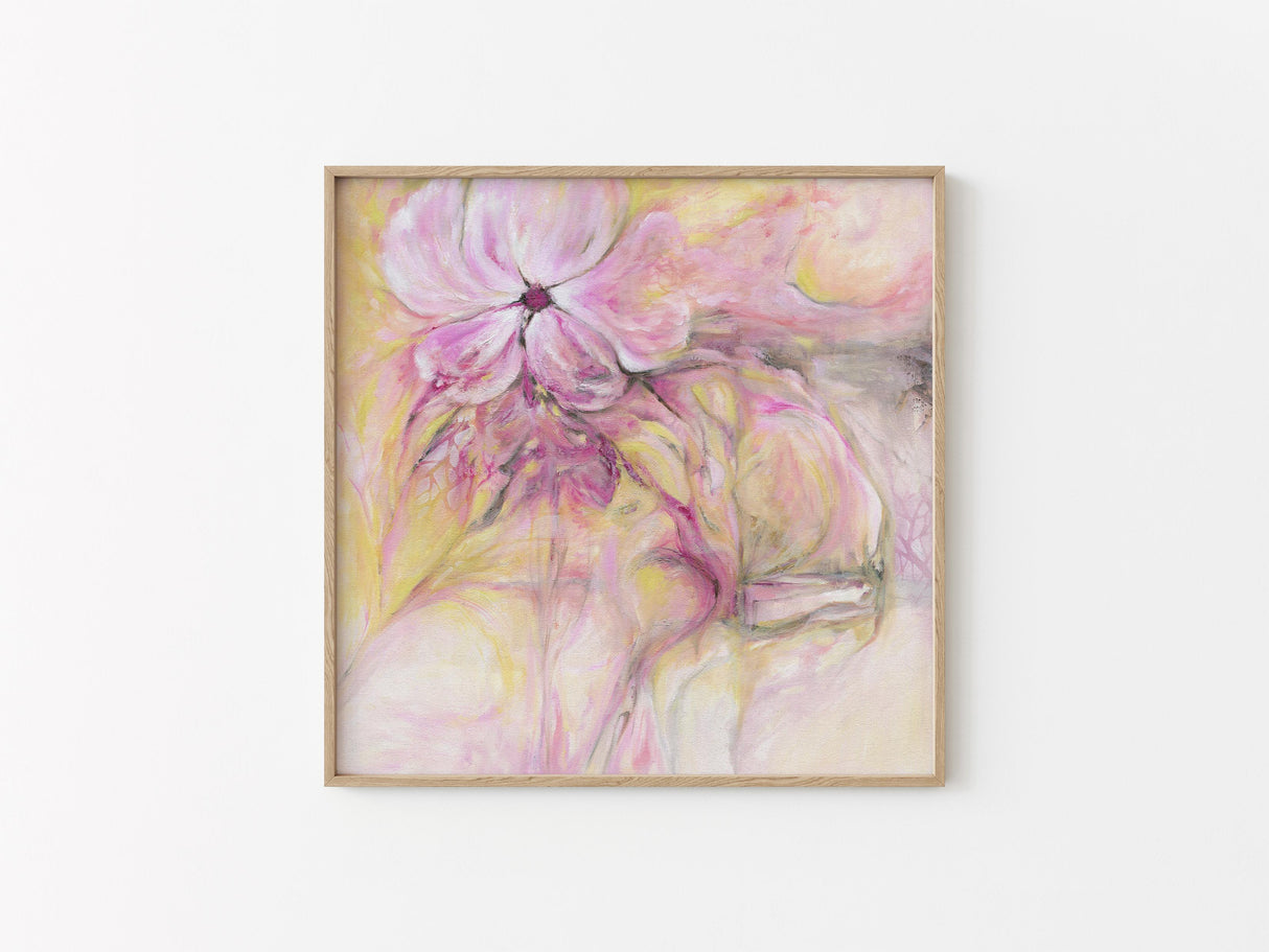 'Through It All' - warm contemporary print for gallery wall styling.