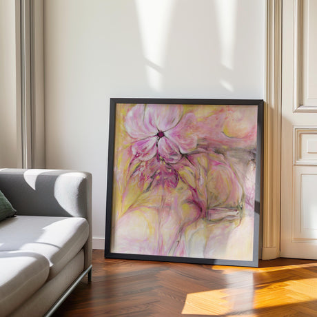 'Through It All' - calm pastel artwork for peaceful home interiors.