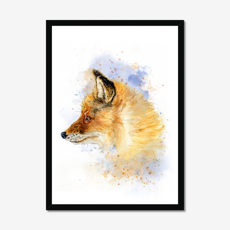 'Still & Knowing' — A Fox Print & Country Wall Art Celebrating The Wild Beauty of the Countryside, Woodland Animal Prints & Rustic Home Decor By Crafty Cow Design
