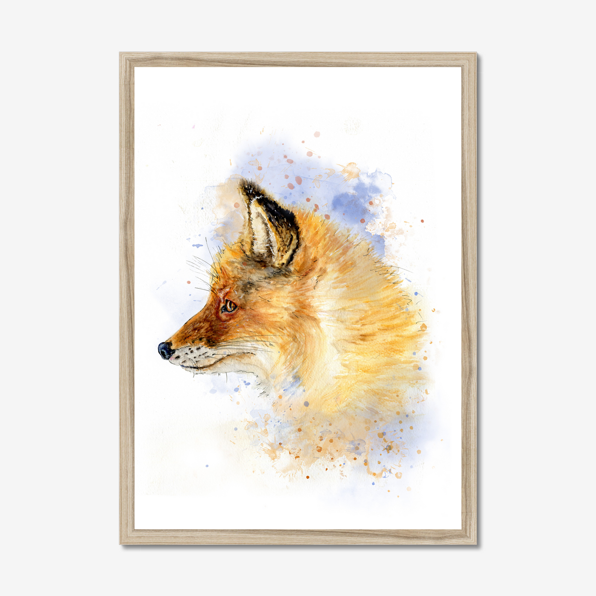 'Still & Knowing' — A Fox Print & Country Wall Art Celebrating The Wild Beauty of the Countryside,