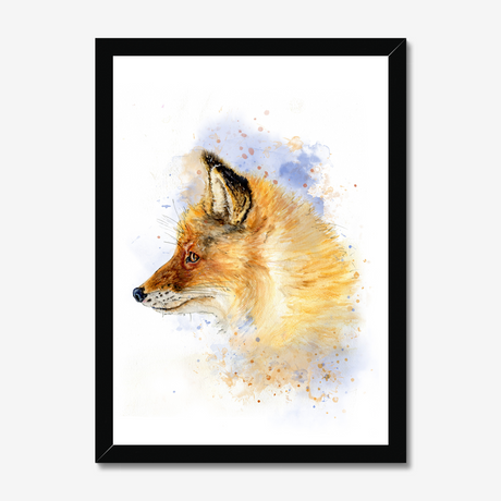 'Still & Knowing' — A Fox Print & Country Wall Art Celebrating The Wild Beauty of the Countryside, Woodland Animal Prints & Rustic Home Decor By Crafty Cow Design