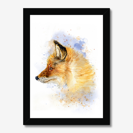 'Still & Knowing' — A Fox Print & Country Wall Art Celebrating The Wild Beauty of the Countryside, Woodland Animal Prints & Rustic Home Decor By Crafty Cow Design