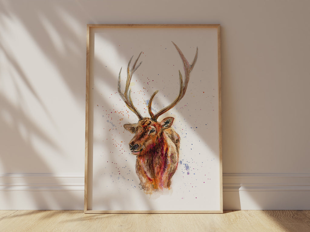 Forest animal prints for a touch of nature-inspired elegance at home, Rustic and contemporary deer art thoughtful boyfriend gift idea