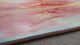 Ocean horizon sunset canvas art for living room, Sunset over water abstract painting in warm tones, Contemporary ocean sunset