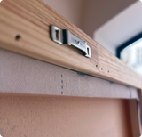 Each print comes ready to hang with pre-installed sawtooth hardware and rubber bumpers to protect your wall and keep your artwork perfectly aligned.