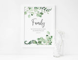 christian new home gifts, Joshua 24 15, Botanical wall art, Joshua 24 15 picture, christian family name prints, christian family quotes