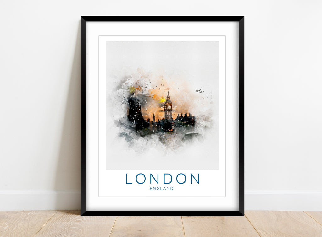 London Art, London Artwork, Print of Big Ben, Wall Art of Big Ben, London Decor, Big Ben Decor, London Prints, Prints of London