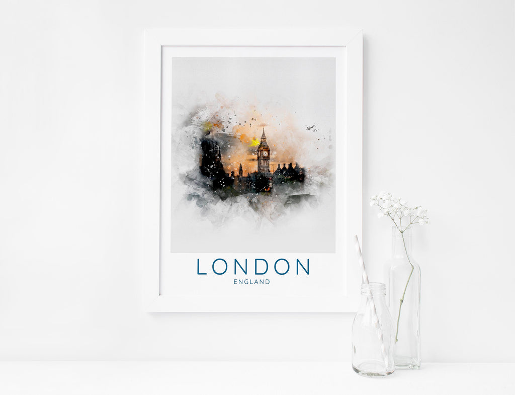 City Prints, Cityscape Prints, cityscape Print, london travel print, london travel poster, london travel wall art