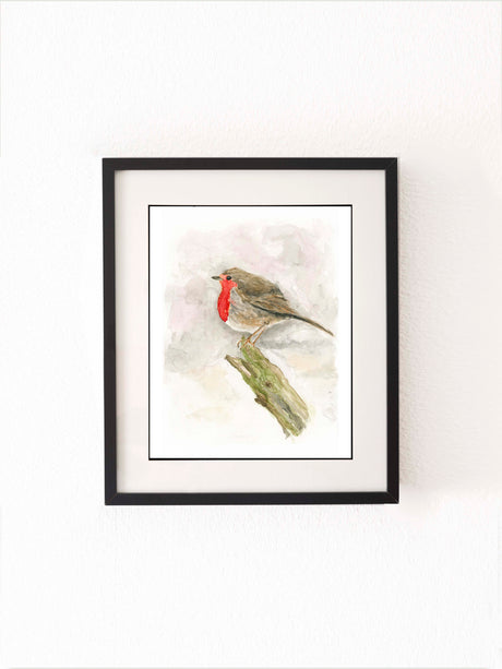 Robin Watercolour Painting, Robin Watercolour Pictures, Watercolour Robin, Watercolour Robin Pictures, Robin Bird Art 