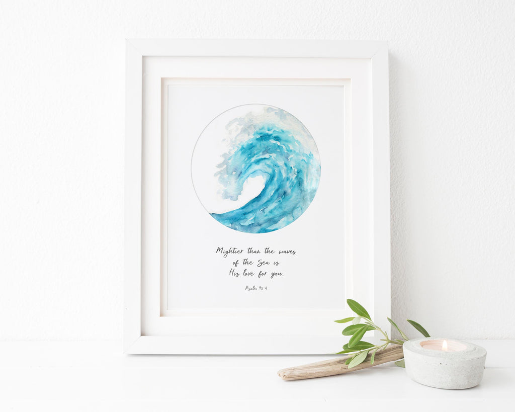 Ocean Wave Quotes, Inspirational Ocean Wave Quotes, Custom Quote Prints UK, Custom Quote Poster, Custom Quote Wall Art