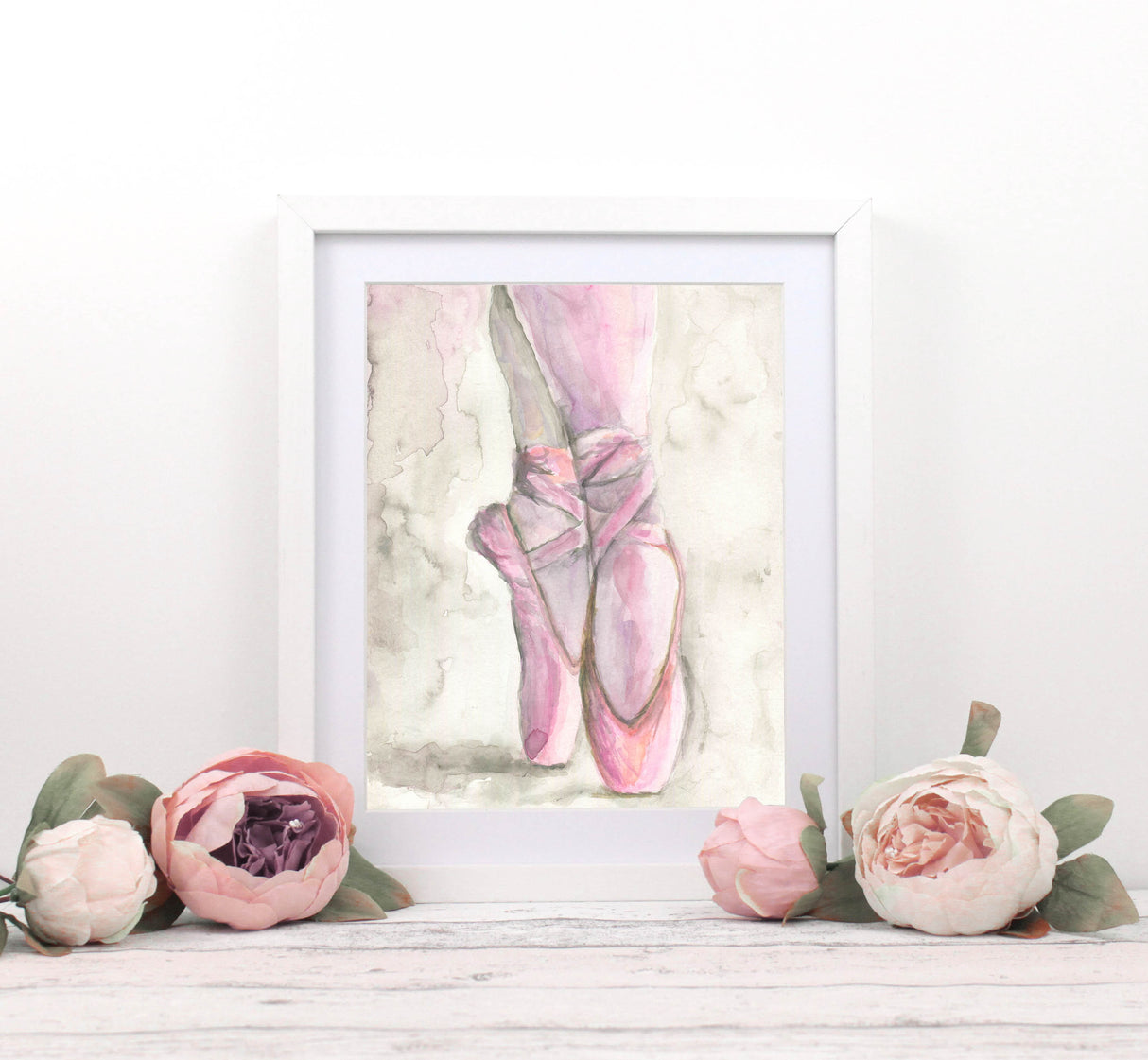 Ballerina Wall Art, Ballerina Wall Pictures, Ballerina Wall Decor, Ballerina Gifts, Ballerina Slippers Wall Decor