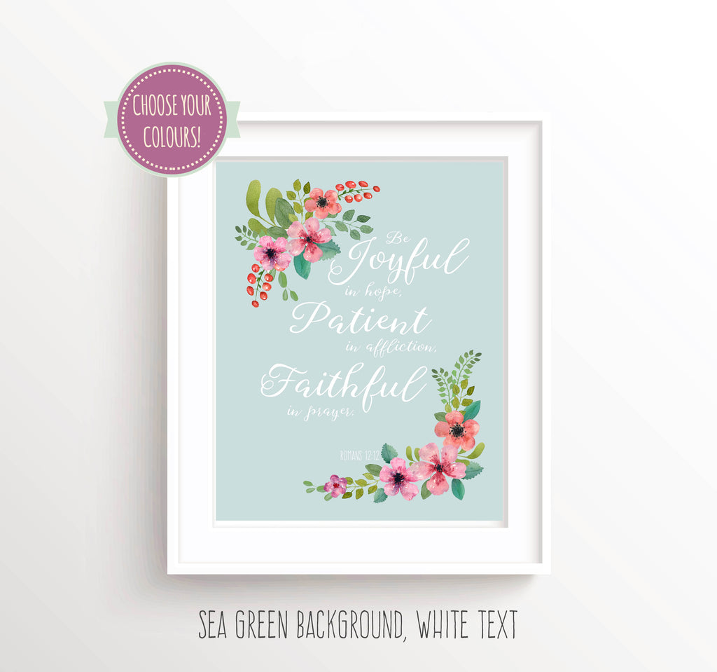 Floral Custom Quote Poster, Your Text Here Custom Poem Print, Custom Quote Prints