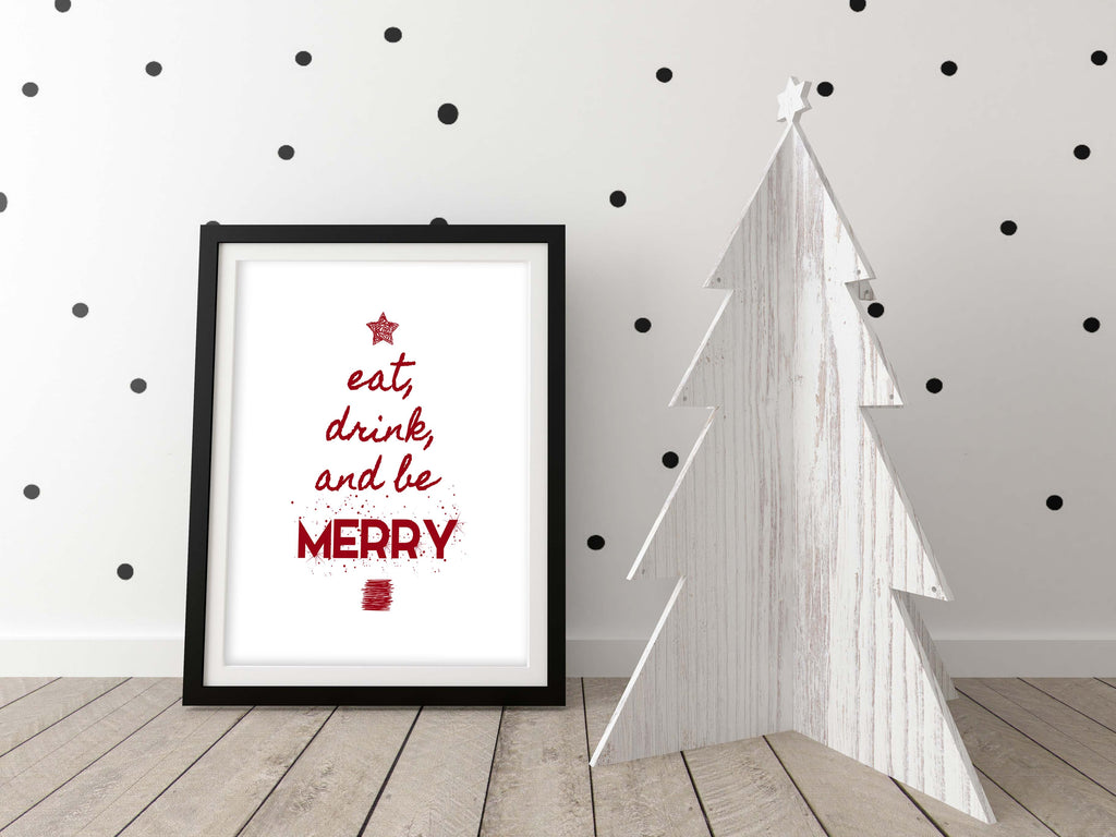 modern christmas kitchen decor, christmas wall decor, christmas wall art, christmas prints, christmas decorations stairs