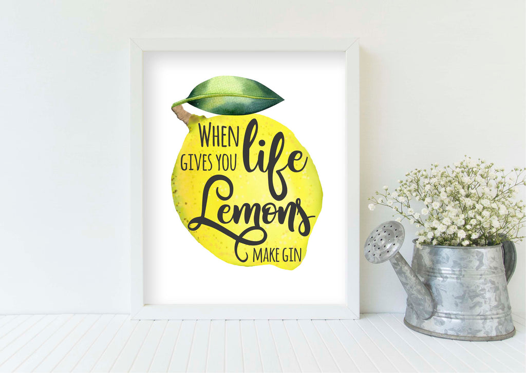 gin and tonic lover gift ideas, Gin lover printable, gin lover print, gin and tonic wall art print, gin wall art