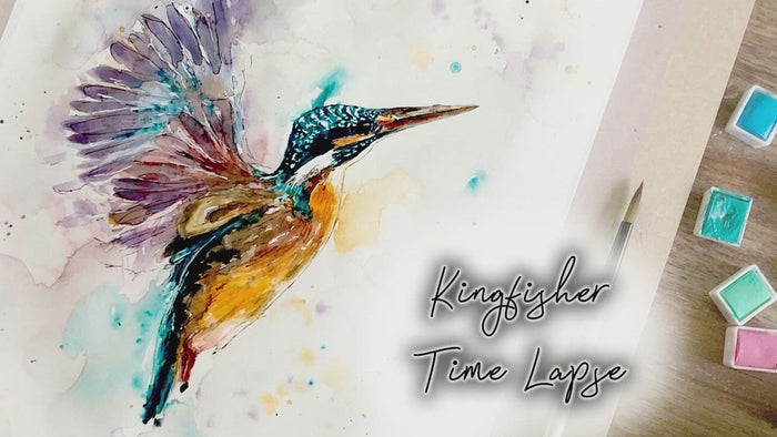 kingfisher wall art, kingfisher painting, kingfisher watercolour painting, kingfisher watercolor painting, kingfisher art