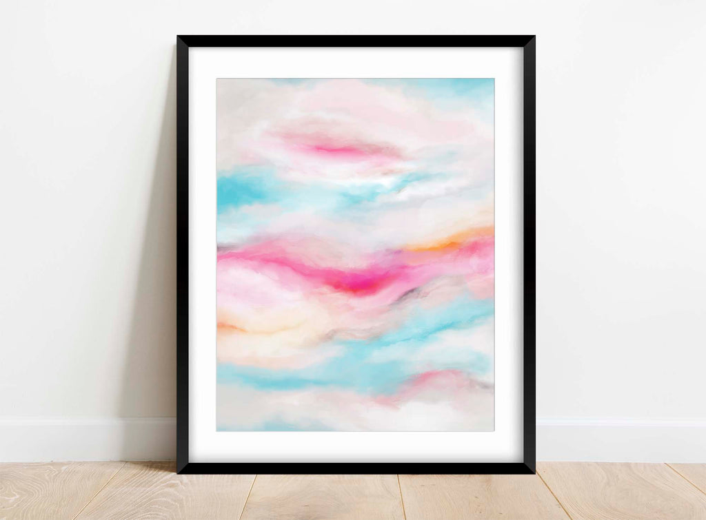 sky abstract art, contemporary abstract artists uk, abstract sky art, abstract sky wall art, colorful abstract sky art