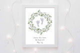 Birth Details Keepsake Gift for New Mummy - Pretty addition to a little girls nursery