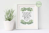 Be Strong and Courageous Wall Art, Joshua 1 9 Picture, Bible Verse