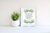 Be Strong And Courageous Print, Joshua 1 9 Poster, Bible Verse Wall Art, Scripture Pictures Gift