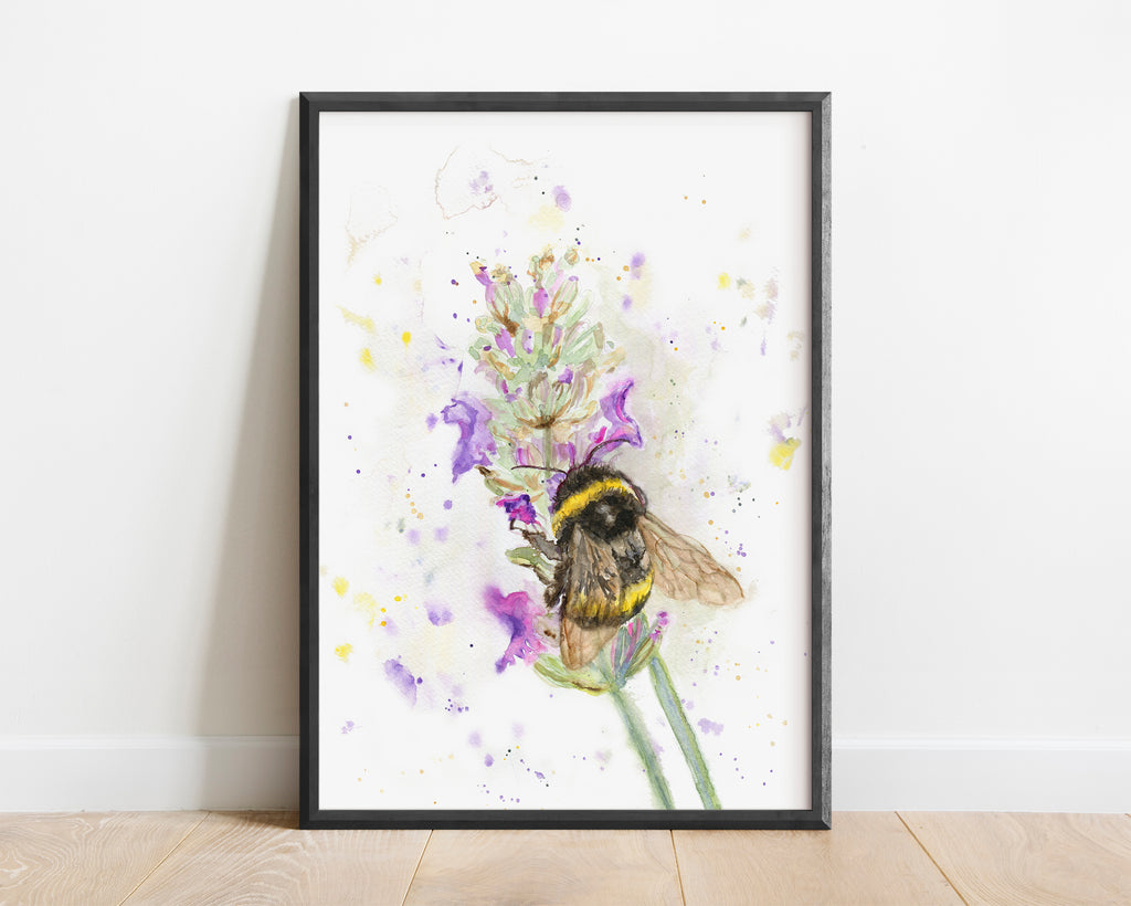 bumble bee wall art, bumblebee wall art, bumblebee wall art, bee watercolor, bumblebee watercolour, beekeeper gift, bee prints