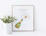 birthday fingerprint tree, birthday party guestbook, unique guest book, Birthday Guest Book, Housewarming Party Idea