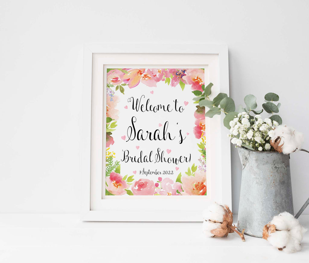 hen party welcome printables, hen party welcome sign, baby shower welcome poster, baby shower welcome sign uk