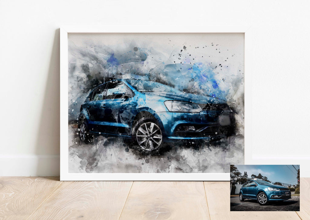 car portraits from photos, car mad boyfriend gift, gift for car mad boyfriend, car lover gift, car nut gift, car lover gifts 