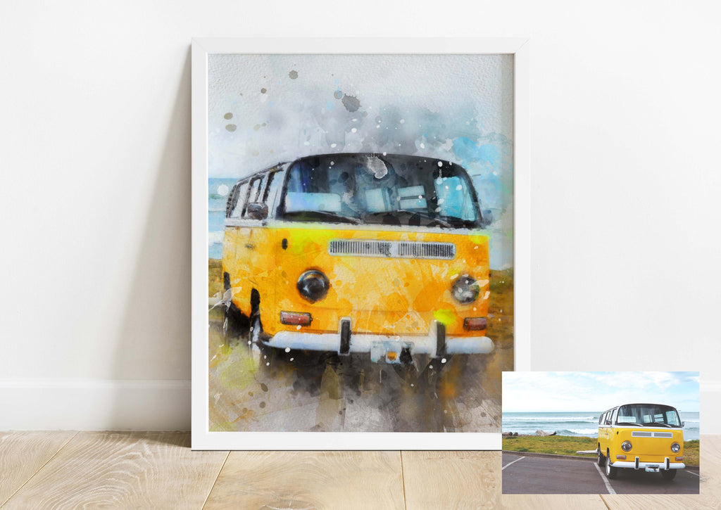 personalized gifts for car lovers, old car lovers gifts, cool car lovers gifts, caravan lovers gifts, camper van lovers gifts