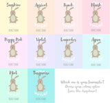 Crafty Cow Design - Bunny Nursery Print Colour Choices