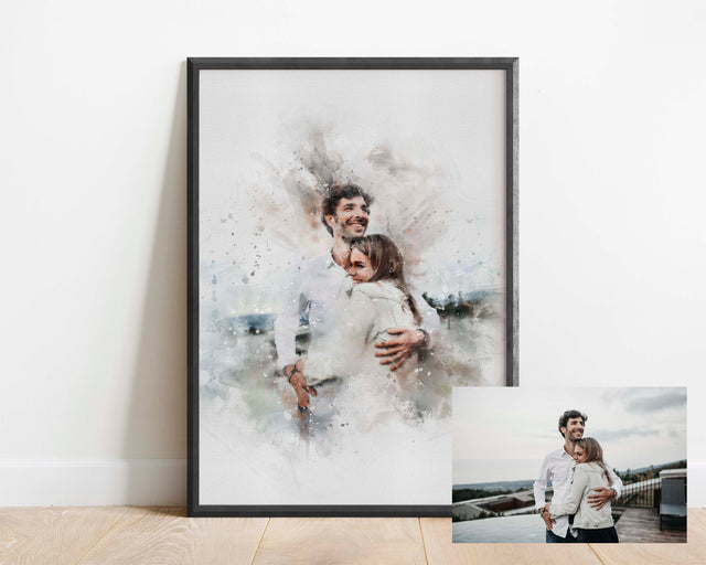 custom couples portrait, , Couples Gift, custom couple portrait, Engagement gifts for couple, couple portrait illustration, couple gifts