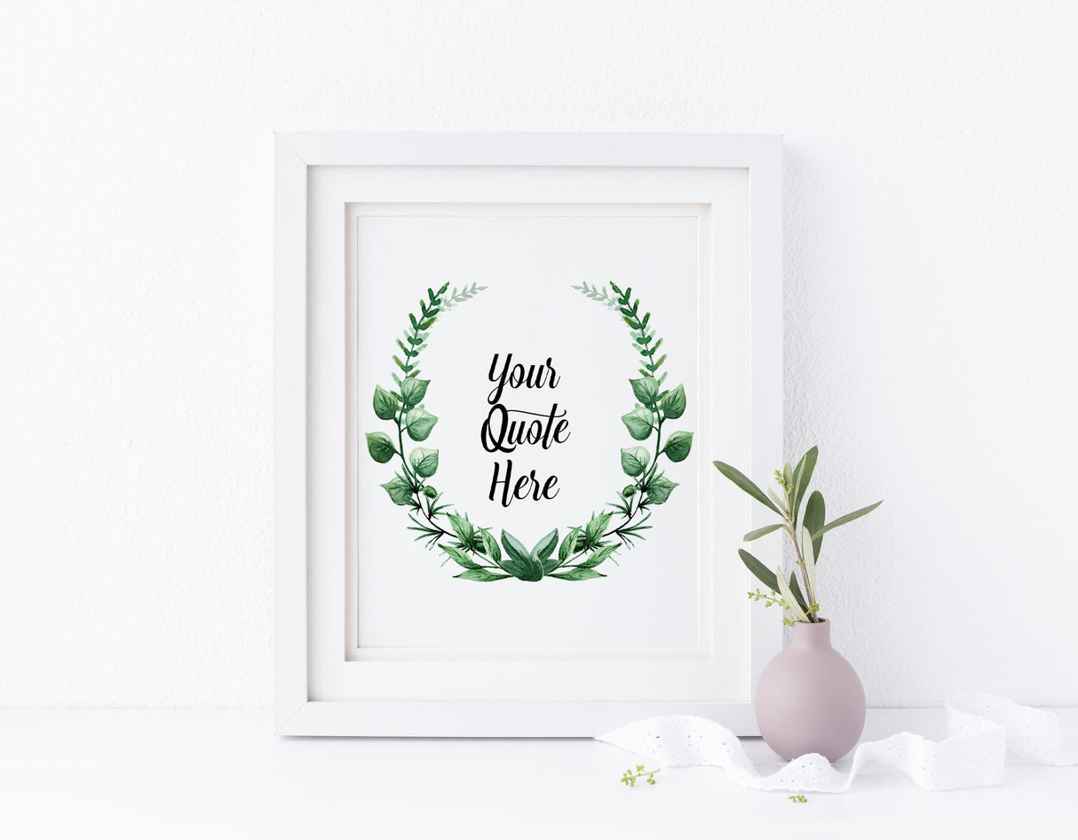 Custom Quote Print, Custom Poem Print, Custom Text Print, Custom Floral Words, Stocking Fillers for Women, Christmas Wife