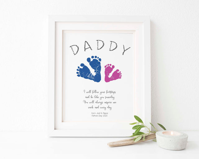 Baby Footprint Kit Father's Day Gifts from Baby, Hand and Footprint, Baby Footprint & Handprint Kit, Fathers Day Gifts 