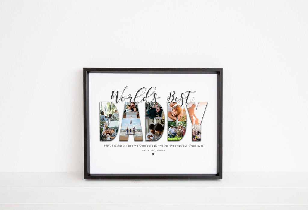 first fathers day uk, fathers day present, father's day printables, father's day wall art, fathers day wall art, dad photo gift idea
