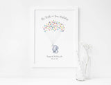 Fingerprint Keepsakes UK, fingerprint keepsake ideas, fingerprint tree art, fingerprint tree guest book, party keepsake