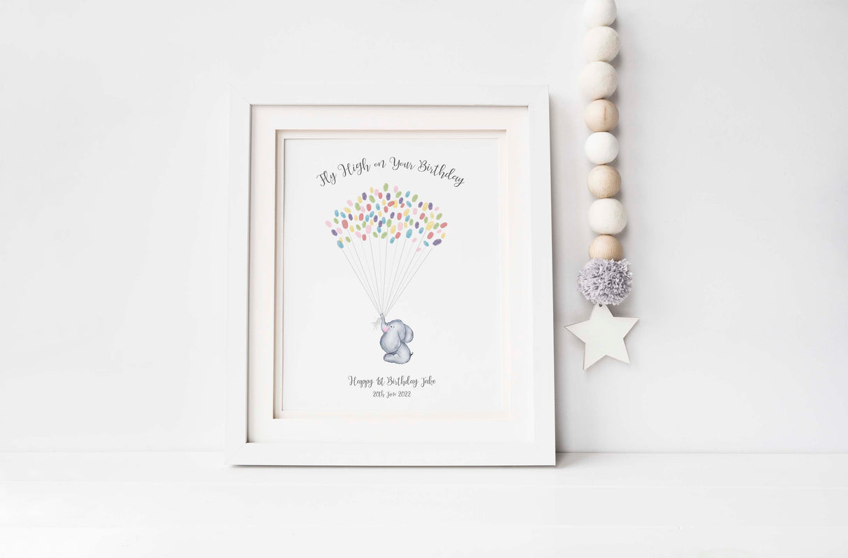 fingerprint tree toddler, fingerprint tree christening, fingerprint christmas tree art, elephant birthday party ideas