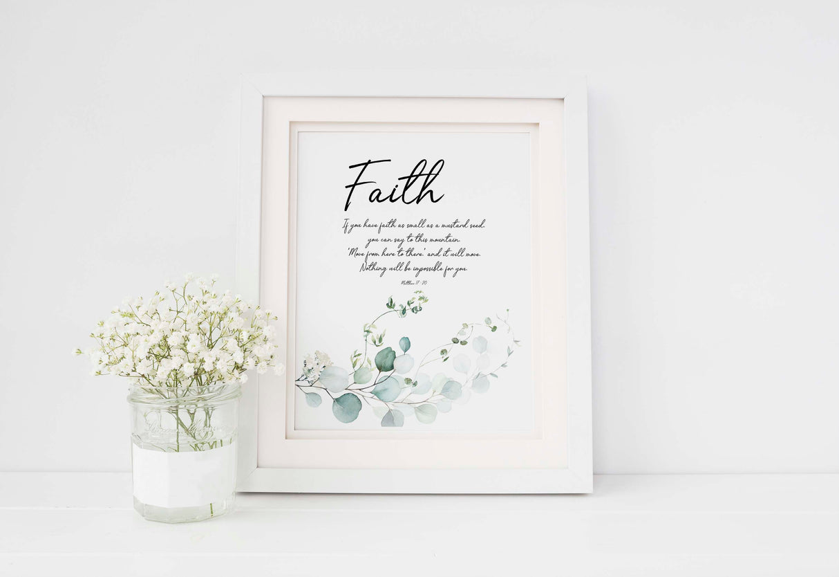 gift faith wall decor, faith based wall decor, modern christian art prints, modern christian artists, christian artwork for home