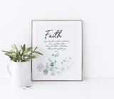 faith wall decor, prints for faith, print about faith, wall art about faith, poster about faith, faith printable, modern christian wall art