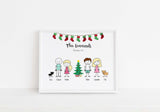 Cartoon Family Gift, Christmas Gifts For Mom Christmas Gift from Daughter, Wife Christmas Gift, Xmas Gift Ideas, Christmas Gifts for Women