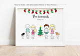 Christmas Family Print, Festive Prints, Christmas Gifts for Family