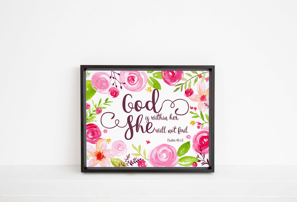 Floral Bible Verse Pictures, Pink bible verse prints, pink bedroom bible verse wall art, pink bedroom bible quote