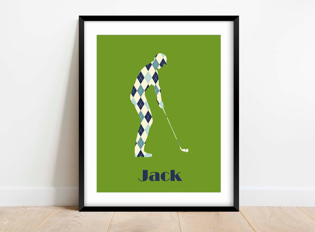 Golf Poster, Fathers Day Golf Pictures for Man Cave, Golfer Presents, Golf Wall Art, Golf Poster Fathers Day Gift