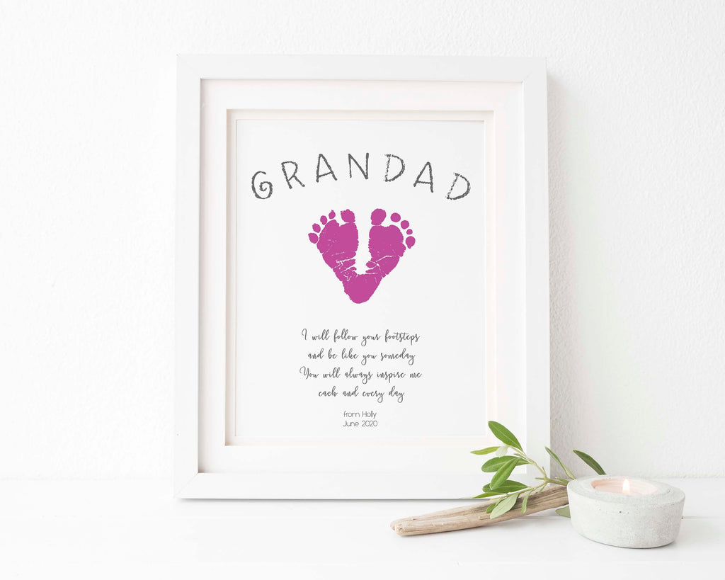 Handprint Keepsake,Daddy Gifts, Fathers Day Gifts from Kids, grandad fathers day gift, grandad gifts, fathers day gifts