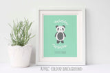  panda baby room, panda bear baby room, panda baby decor, panda nursery art, panda nursery art print, panda bear nursery