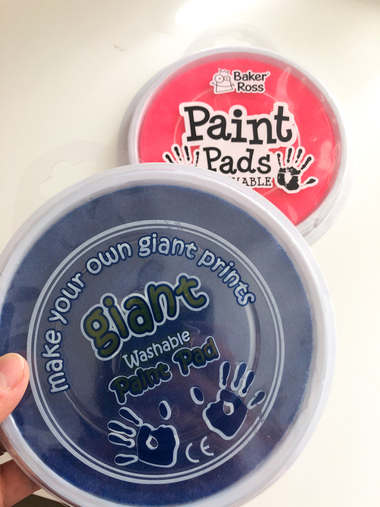 Handprint and Footprint Kit - Giant Inkpad colour choices
