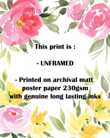 Crafty Cow Design - Unframed Print