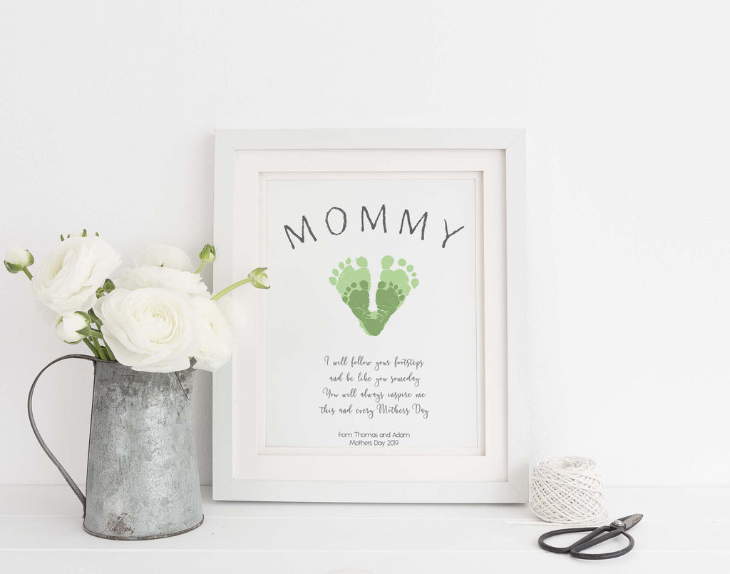 mother's day handprint idea, mother's day gifts, mother's day gift ideas, personalised mothers day gifts, baby handprint