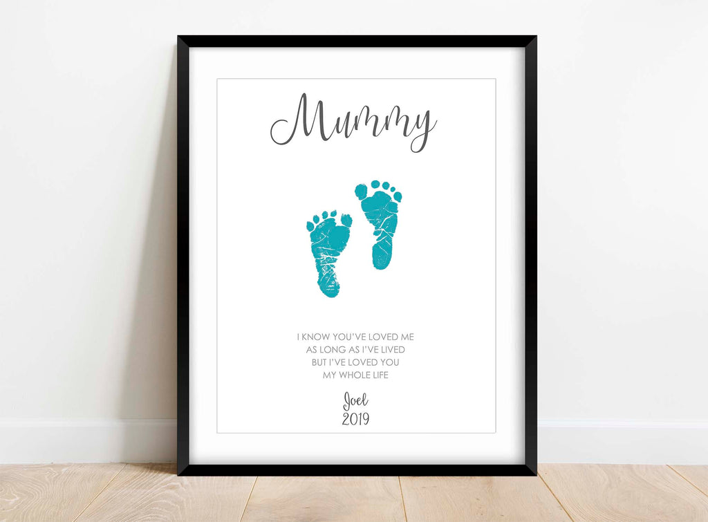 mother's day footprint ideas, personalised baby footprint gifts, baby footprint keepsake, baby footprint print, printable