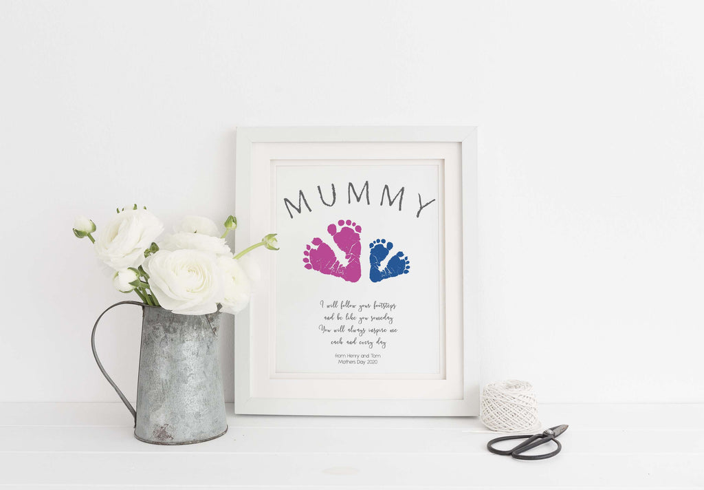 Keepsake Gifts For Mum Gifts from Baby Footprint Gift Ideas for Mum, Mummy gifts from Baby, mummy gifts for mothers day