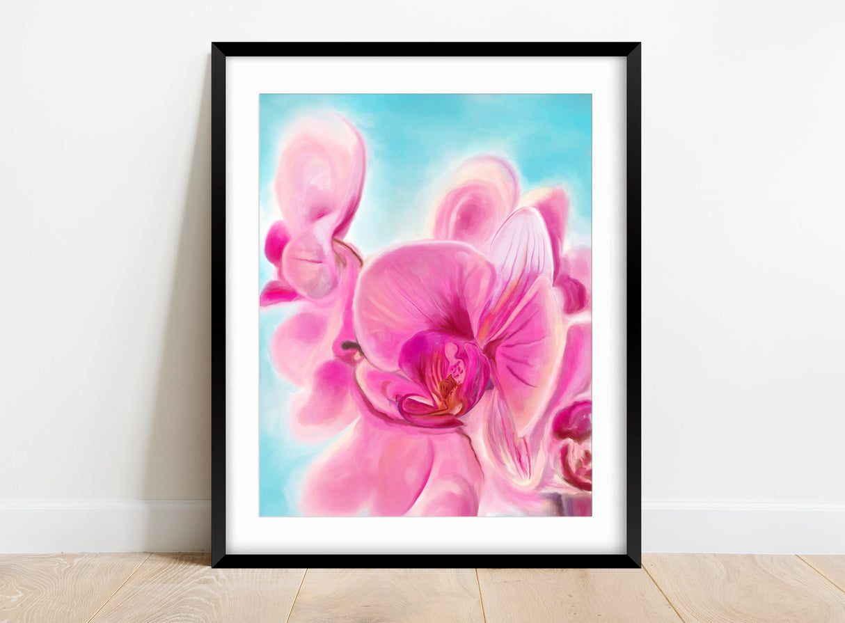 Orchid Prints for sale, botanical prints, botanical art prints, botanical flowers prints, botanical wall art, botannical prints uk