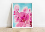 Abstract Orchid Painting Print, Pink Floral Prints Wall Art Decor, Orchid Flower Prints, Orchid Flower Wall Art, Botanical Prints